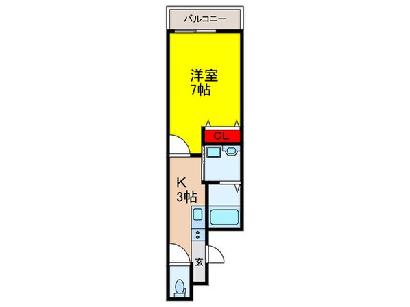 フジパレス長原駅西Ⅱ番館の物件間取画像